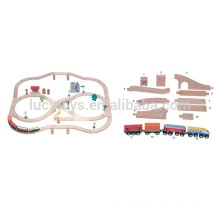 Wooden Railway Train Bridge Play Set Model Railway Set